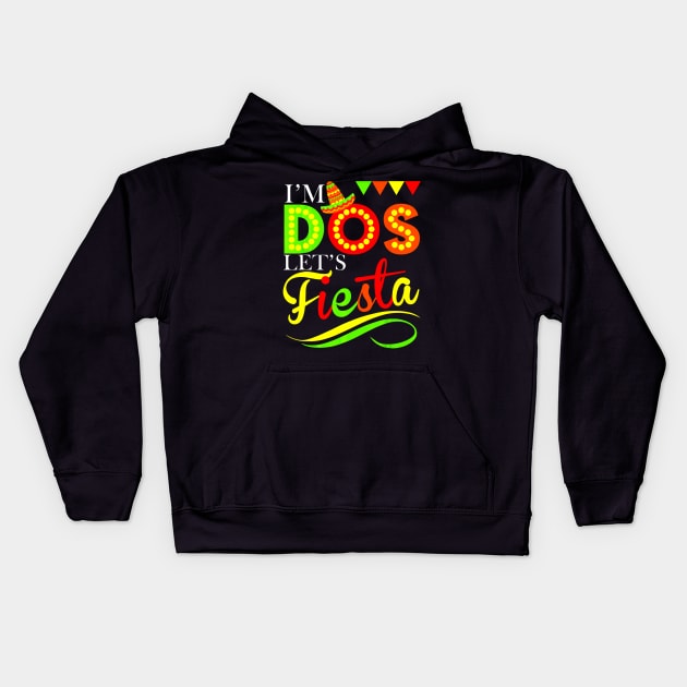 Im Dos Taco Twosday 2nd Birthday Gift Kids Hoodie by CovidStore